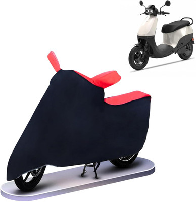 KEDIT Two Wheeler Cover for Ola(Red, Black)