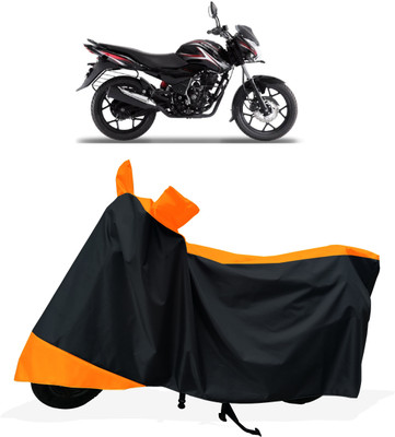 Tricway Two Wheeler Cover for Bajaj(Discover 150 s, Orange)