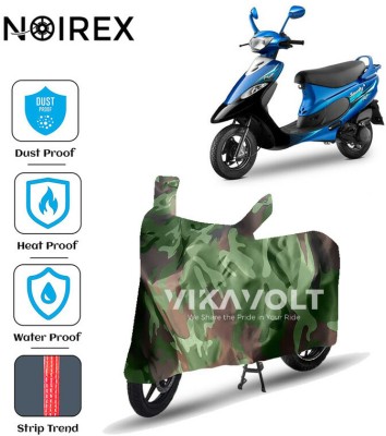 NOIREX Waterproof Two Wheeler Cover for TVS(Scooty Pep+, Green)