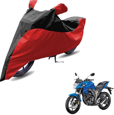 RiderShine Two Wheeler Cover for Suzuki(Gixxer SF 150, Red, Black)