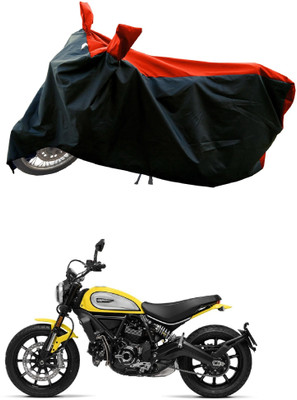 AESTRYD Two Wheeler Cover for Ducati(Scrambler Icon, Red)