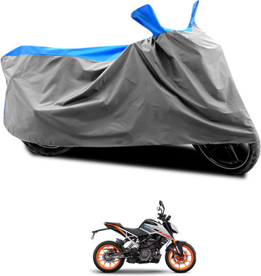 CODOKI Waterproof Two Wheeler Cover for KTM(125 Duke, Grey, Blue)