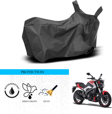 ANTHUB Waterproof Two Wheeler Cover for Bajaj(Dominar 250, Black)