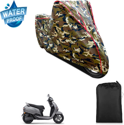 PAGORA Waterproof Two Wheeler Cover for TVS(iQube Electric, Yellow)