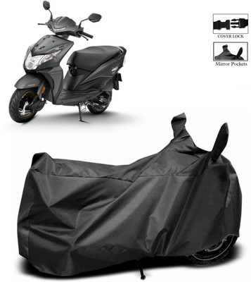 Mdstar Waterproof Two Wheeler Cover for Honda(Dio, Black)