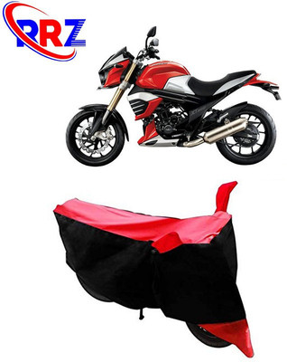 RRZ Waterproof Two Wheeler Cover for Mahindra(MOJO XT 300, Black, Red)
