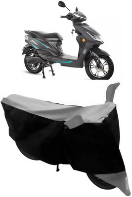 HEMSKAR Two Wheeler Cover for Hero(Electric Atria, Black, Grey)