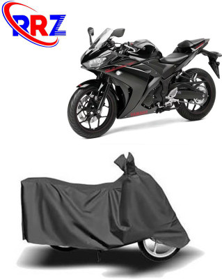 RRZ Waterproof Two Wheeler Cover for Yamaha(YZF R3, Grey)
