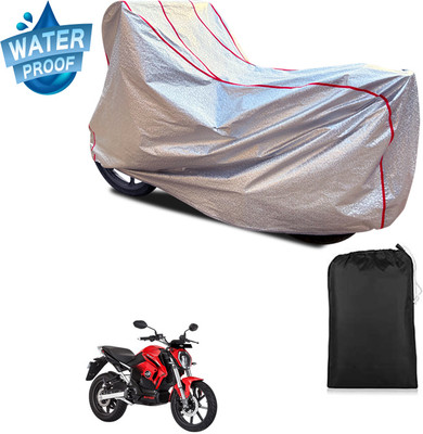 PAGORA Waterproof Two Wheeler Cover for Revolt(RV 400, Silver)