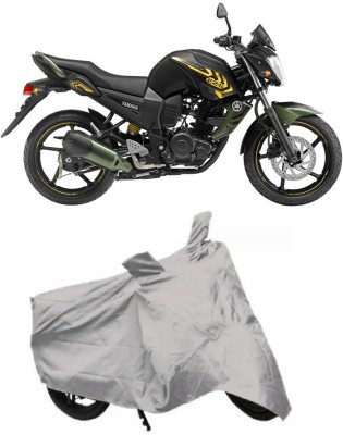 Javatech Waterproof Two Wheeler Cover for Yamaha(FZ-S, Silver)