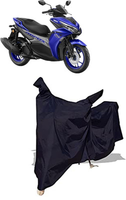 Amexride Two Wheeler Cover for Yamaha(Aerox 155 Maxi, Black)