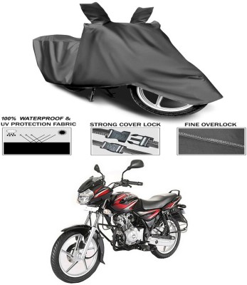 AUTOGARH Two Wheeler Cover for Bajaj(Discover 125 DTS-i, Grey)