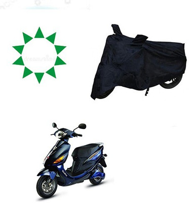 HYBRIDS COLLECTION Waterproof Two Wheeler Cover for Hero(Electric Cruz, Black)