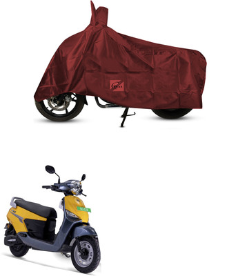 EGAL Waterproof Two Wheeler Cover for Bgauss(BS6, Maroon)