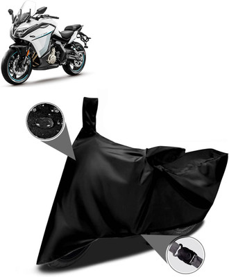 PAGORA Waterproof Two Wheeler Cover for CFMoto(650GT, Black)