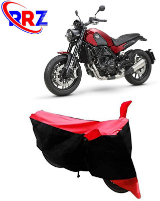 AutoGalaxy Waterproof Two Wheeler Cover for Benelli(Leoncino 250, Black, Red)