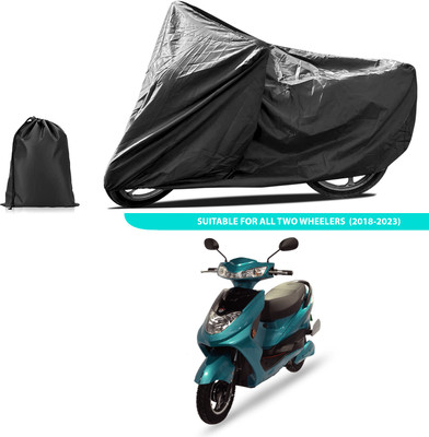 PAGORA Two Wheeler Cover for Okinawa(R30 electric scooter, Black)