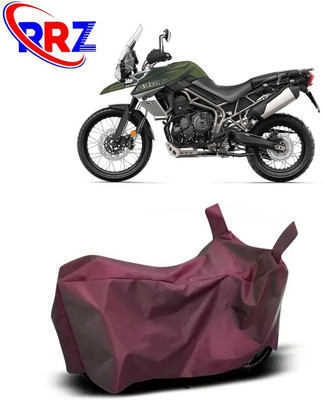 RRZ Waterproof Two Wheeler Cover for Triumph(Tiger 800 XCA, Maroon)