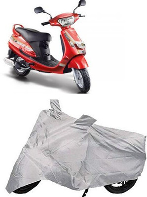 CORASS Two Wheeler Cover for Mahindra(Duro, Silver)