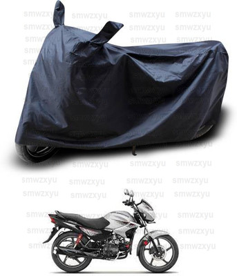 smwzxyu Waterproof Two Wheeler Cover for Hero(Glamour FI, Black)