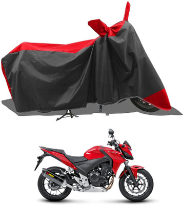 KEDIT Two Wheeler Cover for Honda(Red, Black)