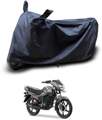 KEDIT Two Wheeler Cover for TVS(Victor GLX, Black)
