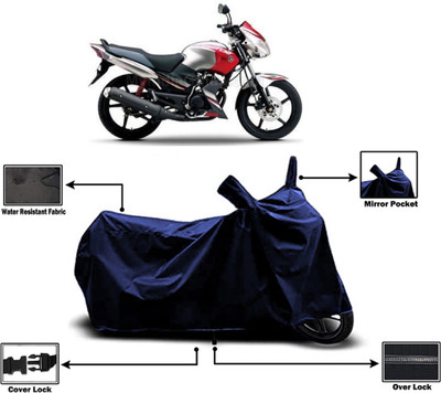 Amexride Two Wheeler Cover for Yamaha(Gladiator RS, Blue)