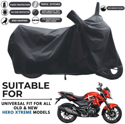 DeepShakshi AUTOMOTIVE Two Wheeler Cover for Hero(Xtreme 200R, Black, Black)
