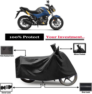 KEDIT Two Wheeler Cover for Hero(Motocorp Xtreme 160 R, Black)