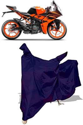 Amexride Two Wheeler Cover for KTM(RC 200, Blue)