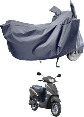 Amexride Two Wheeler Cover for Hero Electric(Electric Optima Li BS6, Grey)