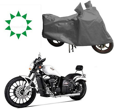 MMSSTAR Waterproof Two Wheeler Cover for FAB Regal Raptor(Daytona 350, Grey)