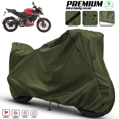 MADAFIYA Two Wheeler Cover for Bajaj(Pulsar 180NS BS6, Green, Black, Multicolor)