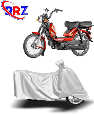 RRZ Waterproof Two Wheeler Cover for TVS(XL 100, White)