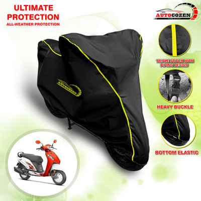 AUTOCOZEN Waterproof Two Wheeler Cover for Honda(Activa i, Black)
