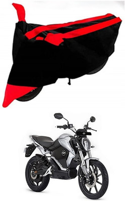 AutoGalaxy Waterproof Two Wheeler Cover for Revolt(RV 300, Red, Black)