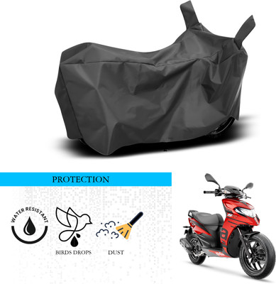 ANTHUB Waterproof Two Wheeler Cover for Aprilia(SR 125, Black)