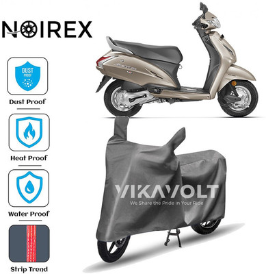 NOIREX Two Wheeler Cover for Honda(Activa 4G, Grey)