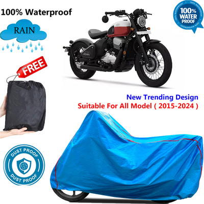 OliverX Waterproof Two Wheeler Cover for JAWA(42, Blue)