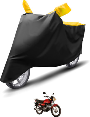 Caronix Waterproof Two Wheeler Cover for Hero(CD Dawn, Yellow)