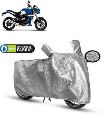 GOSHIV-car and bike accessories Waterproof Two Wheeler Cover for Mahindra(Silver)