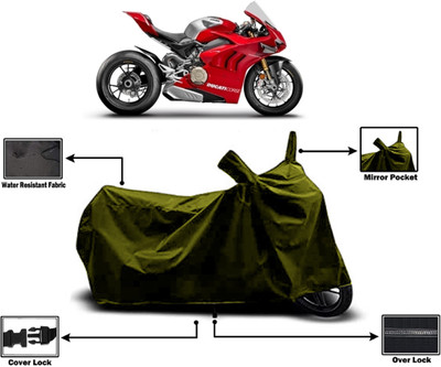 Amexride Two Wheeler Cover for Ducati(Panigale, Green)