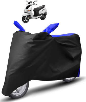 Caronix Two Wheeler Cover for TVS(iQube Electric, Blue)