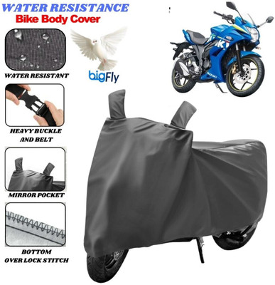 BigFly Two Wheeler Cover for Suzuki(Gixxer SF, Grey)