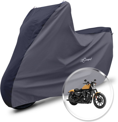 Neodrift Two Wheeler Cover for Harley Davidson(Iron 883, Black, Grey)