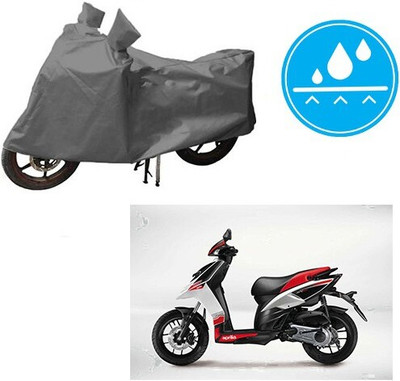 DeepShakshi AUTOMOTIVE Waterproof Two Wheeler Cover for Aprilia(SR 125, Grey)