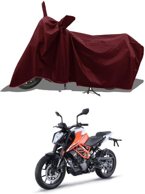 DeepShakshi AUTOMOTIVE Waterproof Two Wheeler Cover for KTM(125 Duke BS6, Maroon)