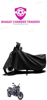 bhagat chander traders Waterproof Two Wheeler Cover for Bajaj(Dominar 250, Black)