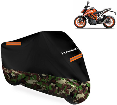 Horseyaart Waterproof Two Wheeler Cover for KTM(Duke 390, Multicolor)
