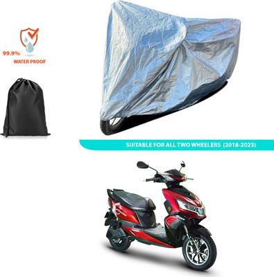 GOSHIV-car and bike accessories Waterproof Two Wheeler Cover for Okinawa(Silver)